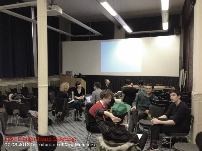 DZG Design Team Meeting