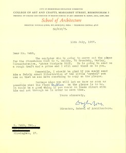 stonehouse archive letter