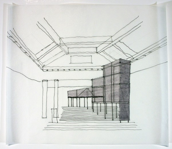 Perspective Sketch: Wiener Worksaette