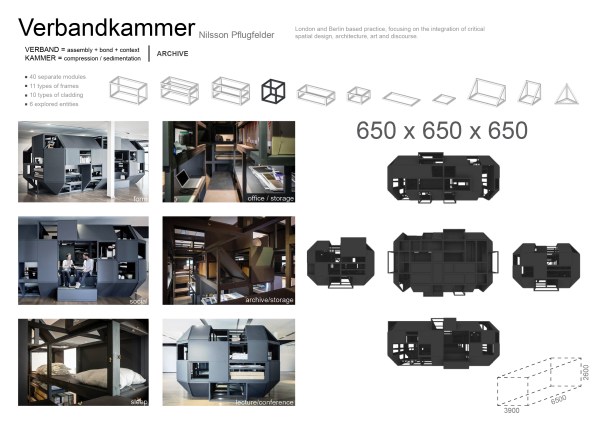 Precedent study - Verbandkammer - Nilsson Pflugfelder