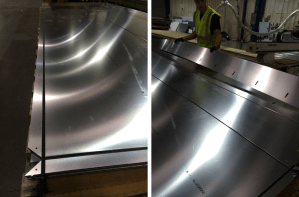 sheet after cutting to be put away