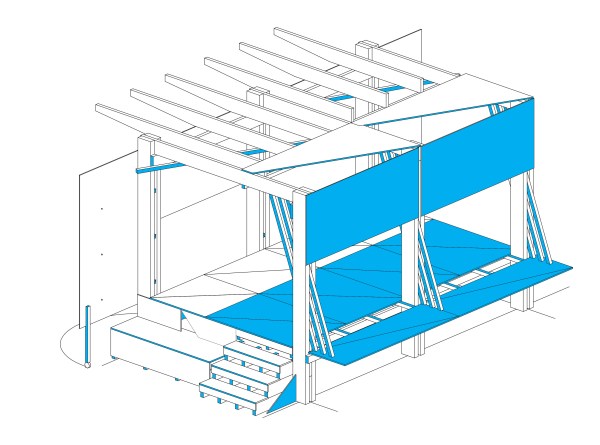 BAAD Structure colour blue