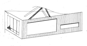 exterior materiality sketch scheme