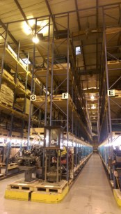 Photograph of site we aimed to set up projection. 