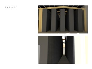 Digital group model on site for projection