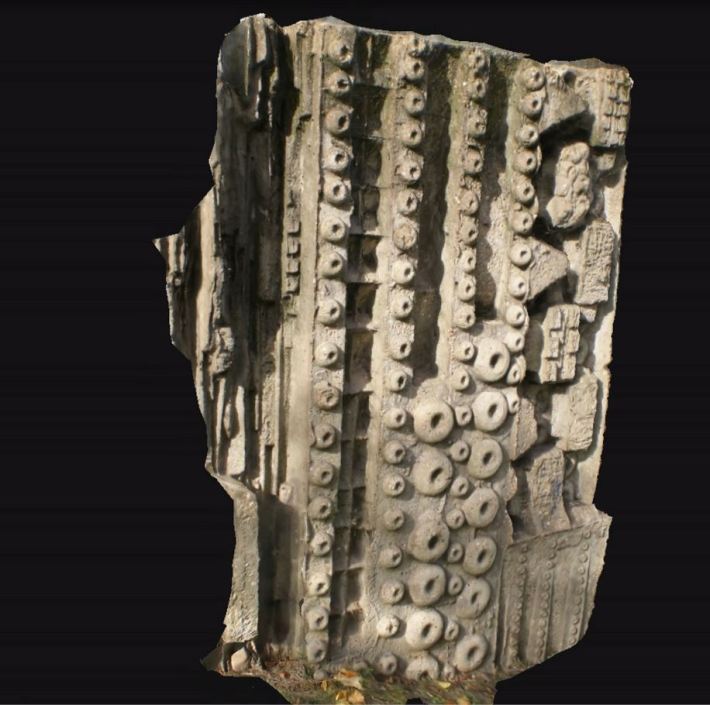 Sculpture wall 3d model 1